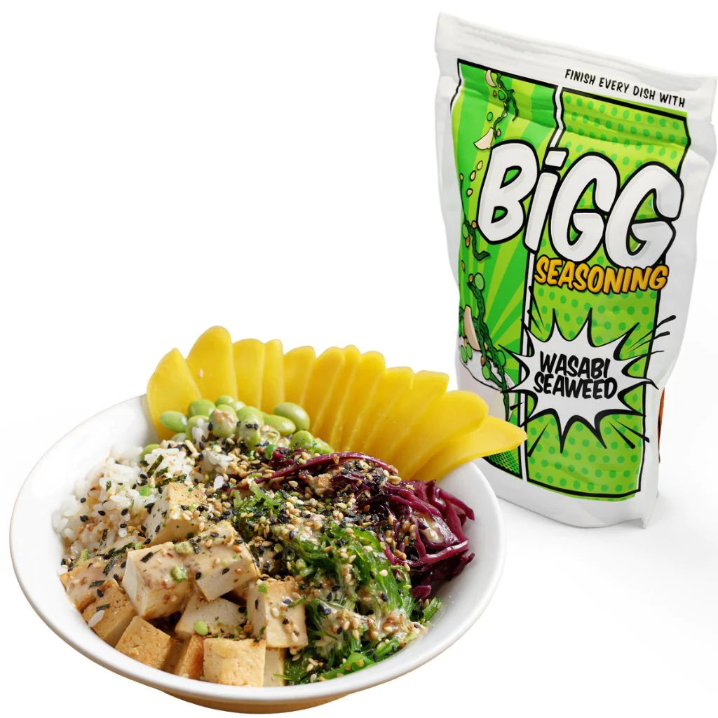 BIGG SEASONING: Wasabi Seaweed - 100g