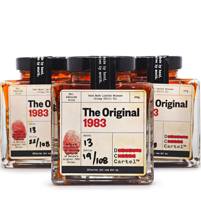 DC CARTEL: The Original 1983- Limited Release Crispy Chilli Oil - 268g