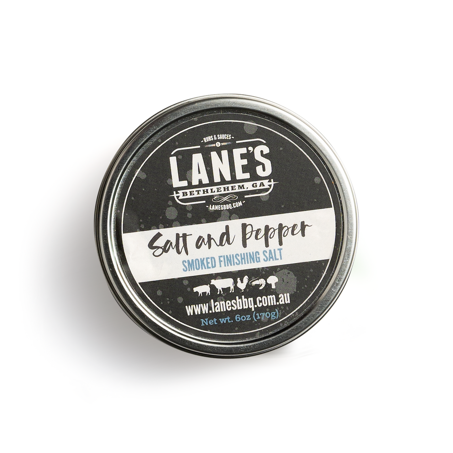 LANES:  Salt & Pepper Smoked Finishing Salt - 170g