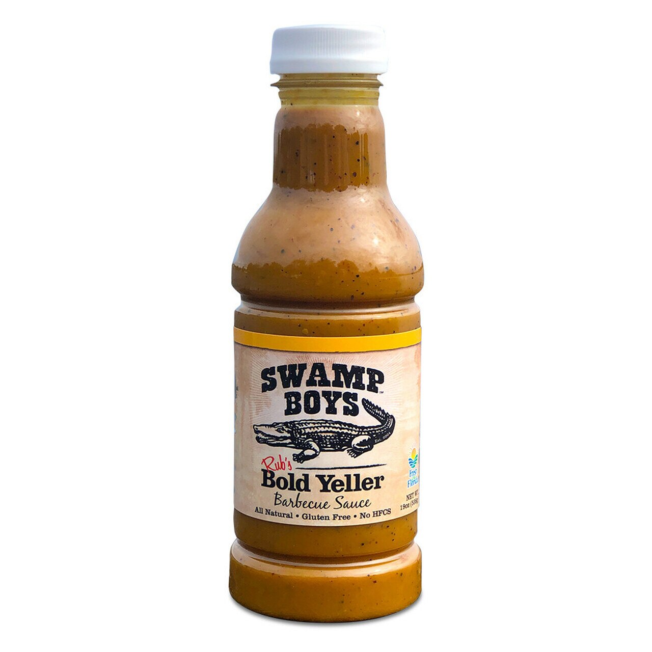 SWAMP BOYS: Bold Yeller Mustard BBQ Sauce - 538g