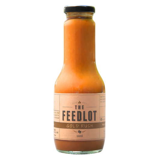 THE FEEDLOT: Gold Rush BBQ Mustard Sauce - 350ml